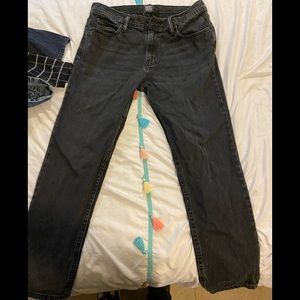 Black urban outfitters dad fit jeans